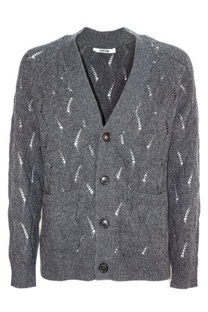 Grey wool blend cardigan MAURO GRIFONI | GS110028106009